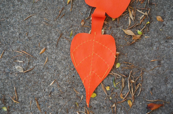 simple to sew leaf bag