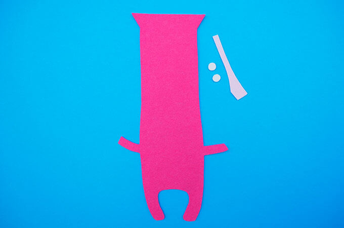 pattern pieces for a bookmark you can make