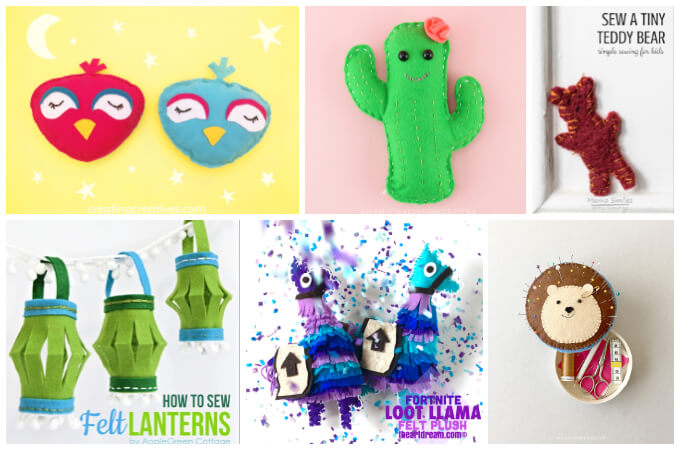a range of free stuffed toy tutorials 