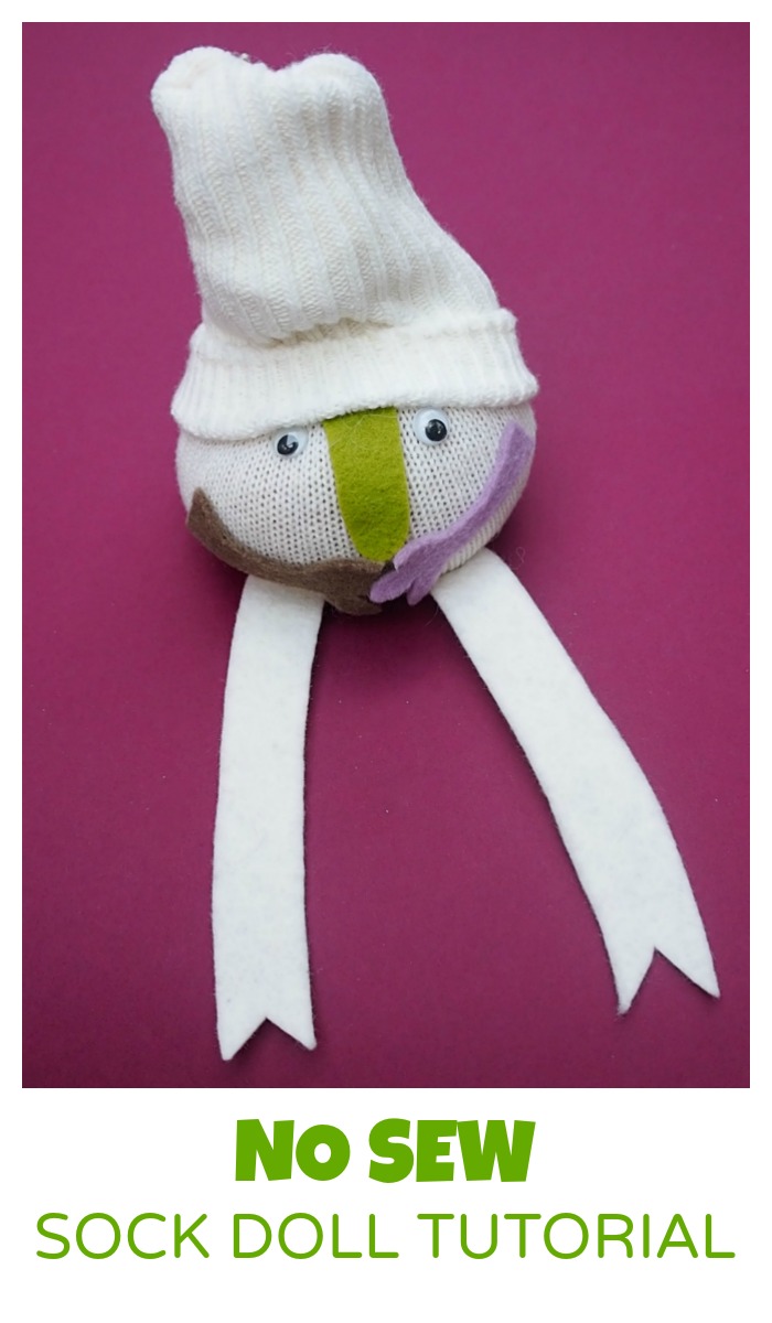 No Sew Sock Doll Tutorial