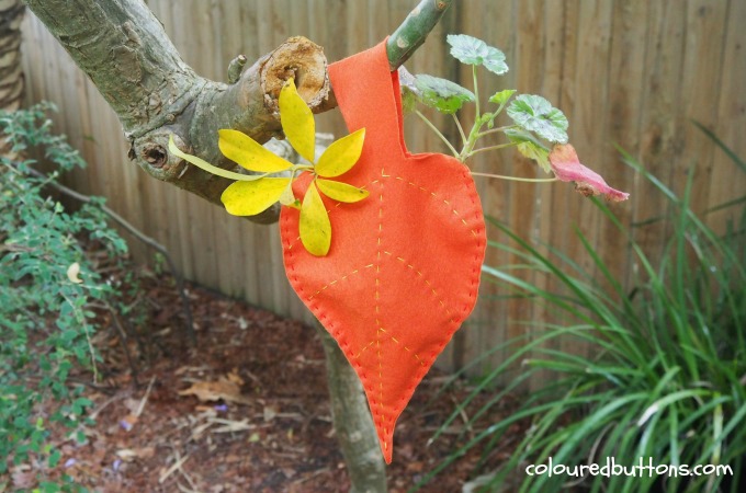 simple to sew leaf bag