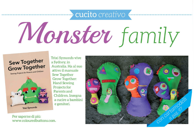 Monster softies in Casa Creativa monster softies